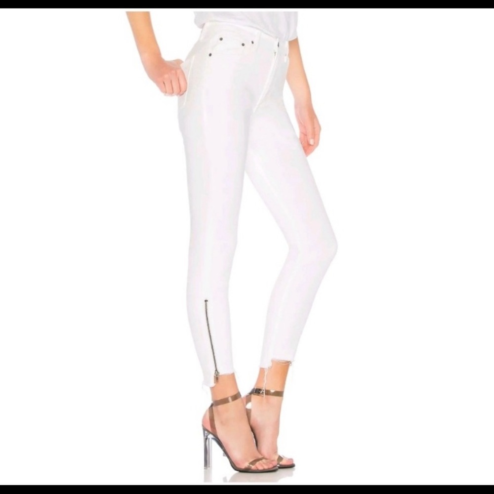 GRLFRND “The Kendall” White Jeans Sz 29